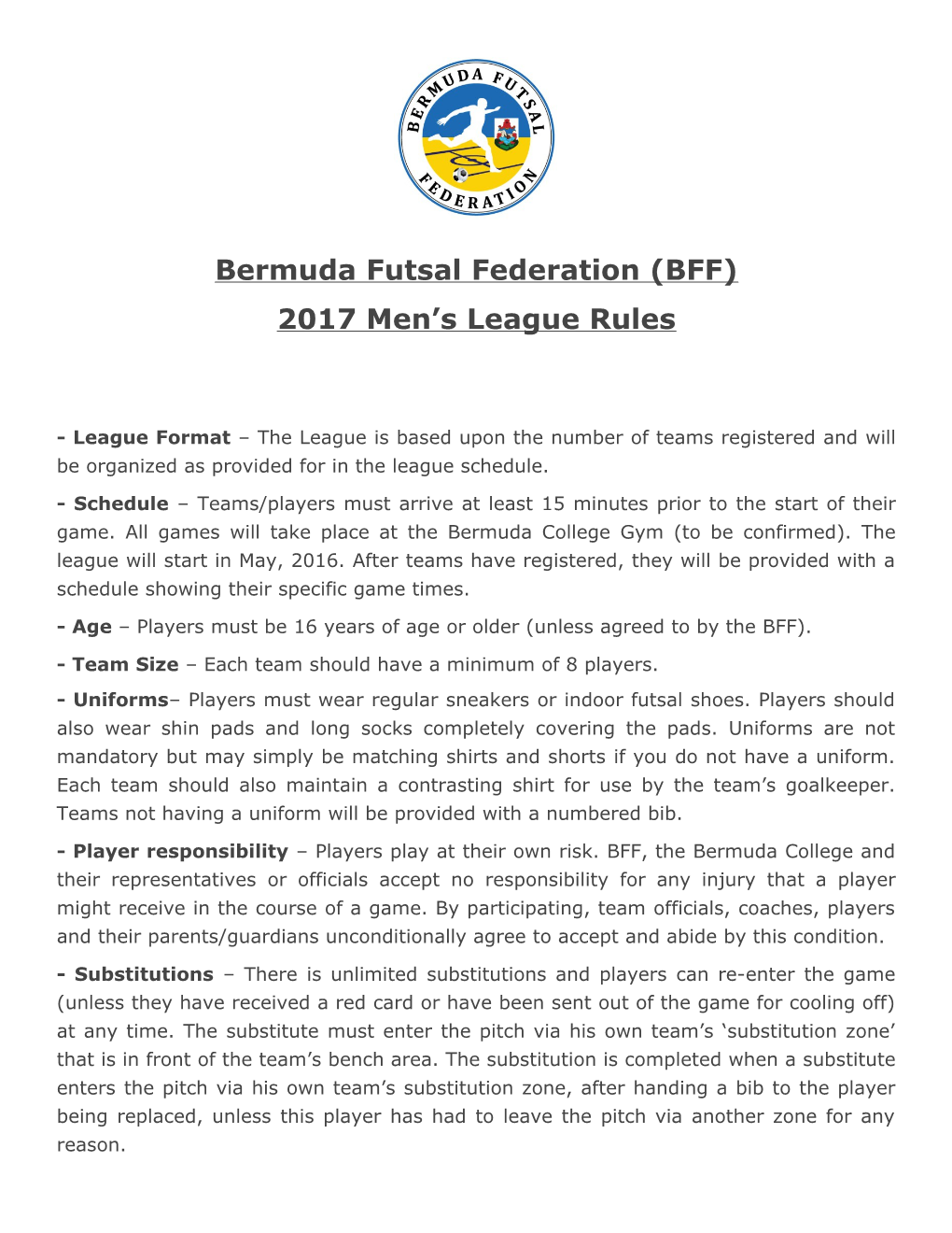 Bermuda Futsal Federation (BFF)