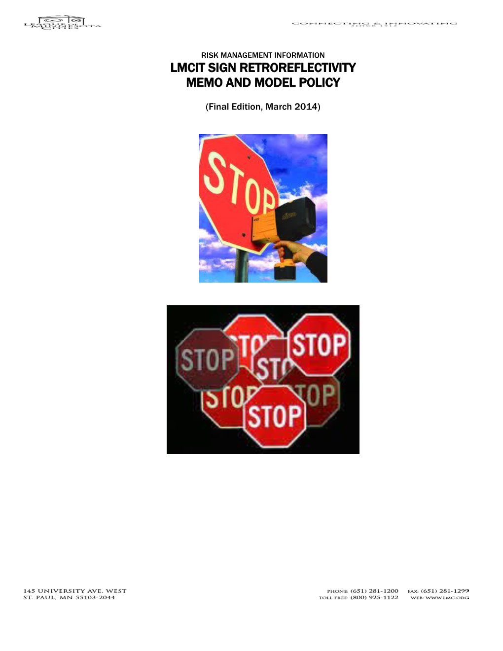 Memo and Model Policy