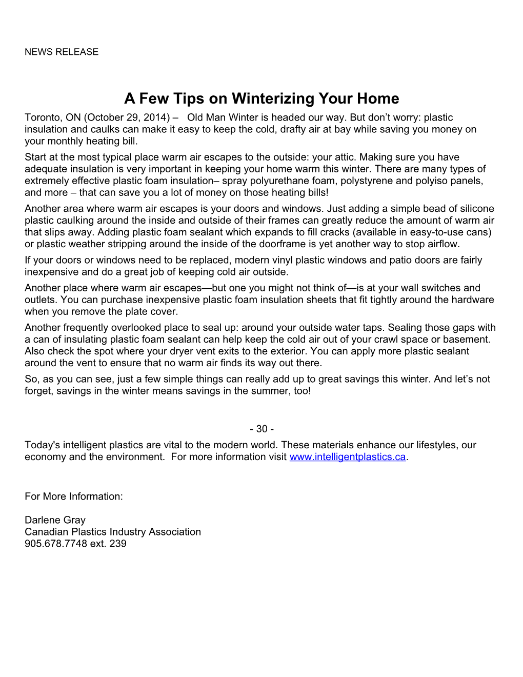 A Few Tips on Winterizing Your Home