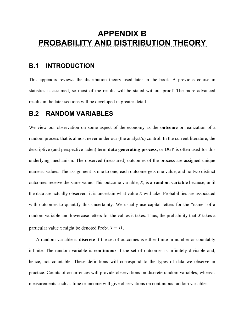 Probability and Distribution Theory