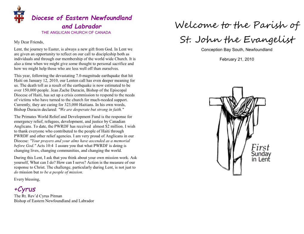 Diocese of Eastern Newfoundland and Labrador