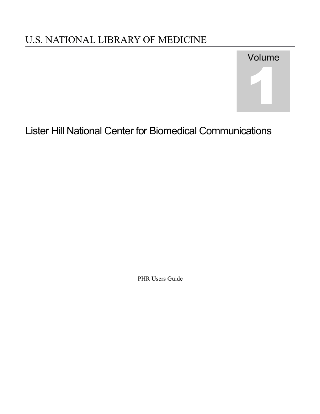 Lister Hill National Center for Biomedical Communications