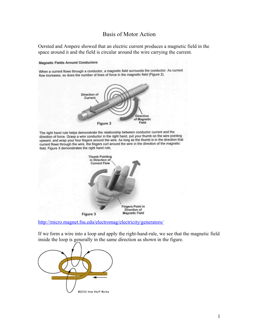 Basis of Motor Action