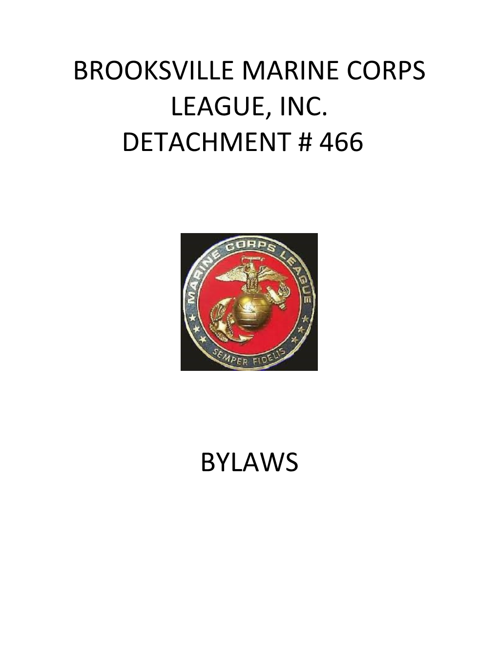 Brooksville Marine Corps League, Inc