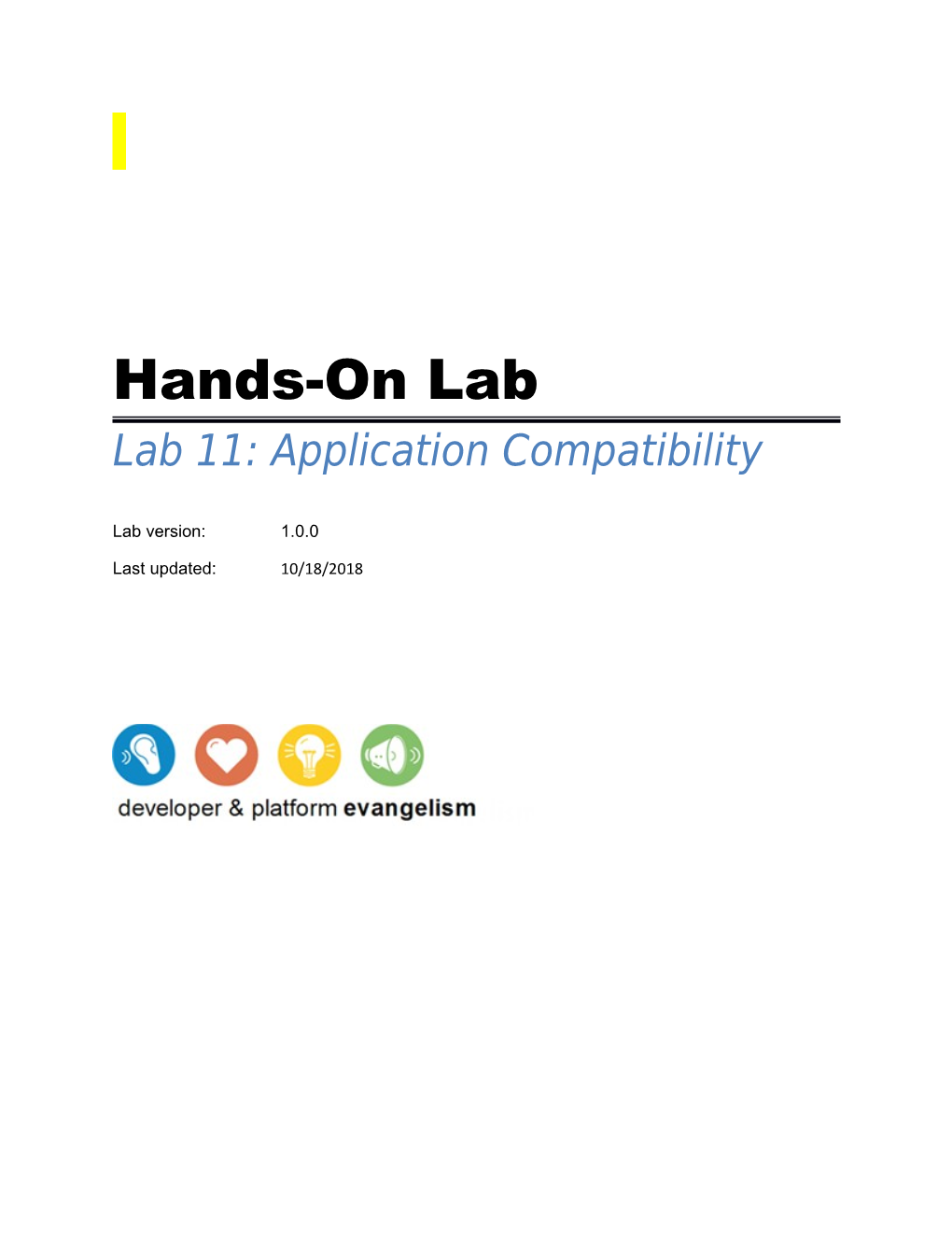 Application Compatibility Lab