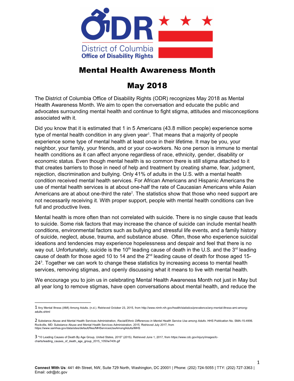 Mental Health Awareness Month