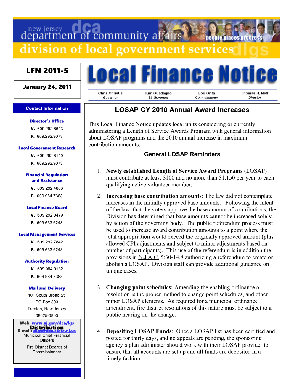 Local Finance Notice 2011-5January 24, 2011Page 1