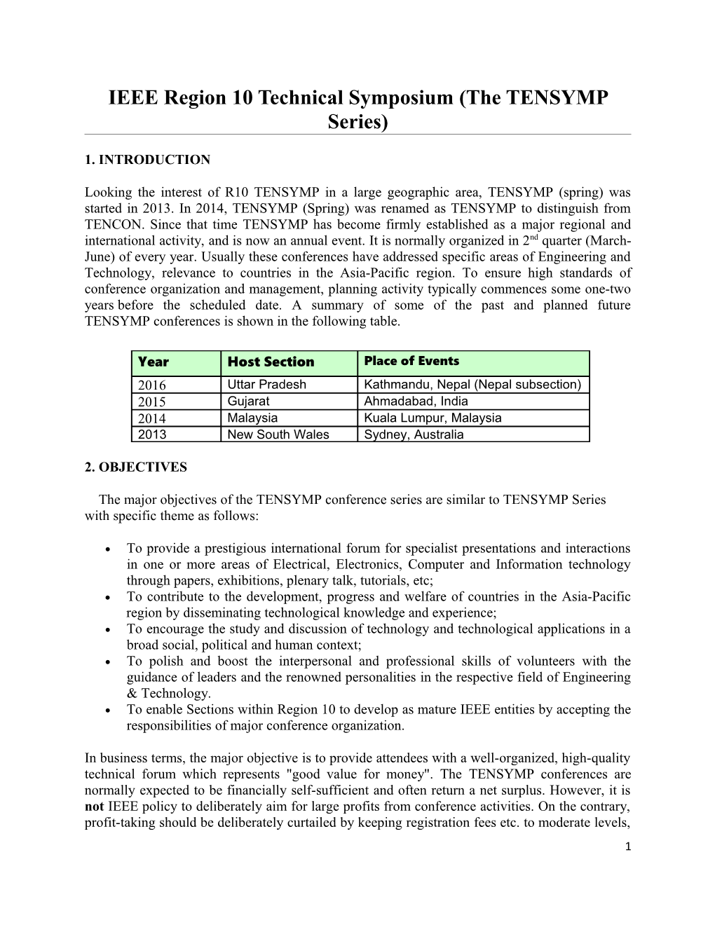 IEEE Region 10 Technical Symposium(The TENSYMP Series)