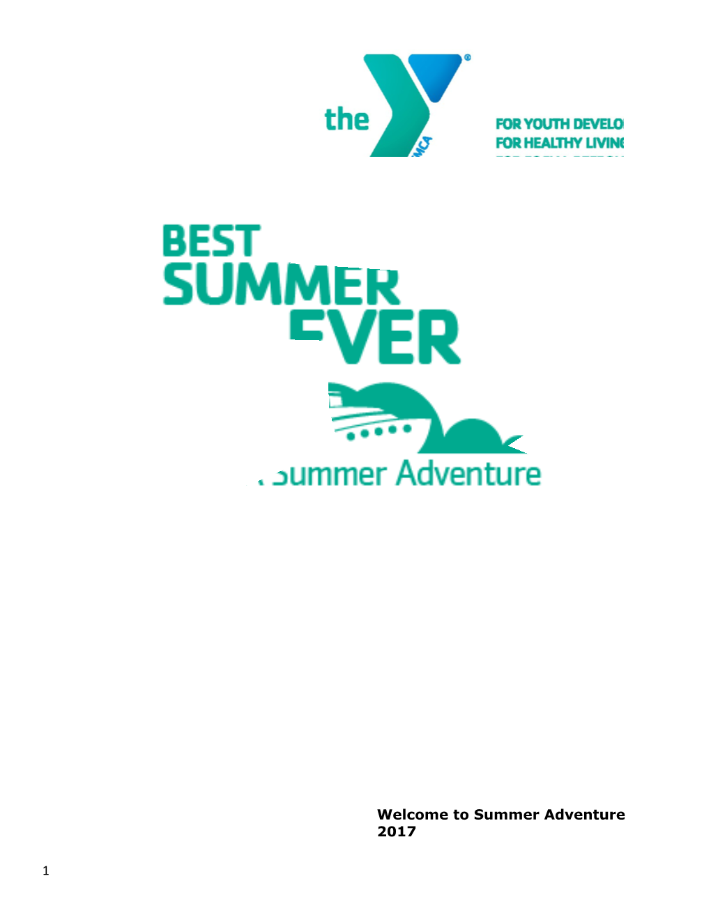 Welcome to Summer Adventure 2017