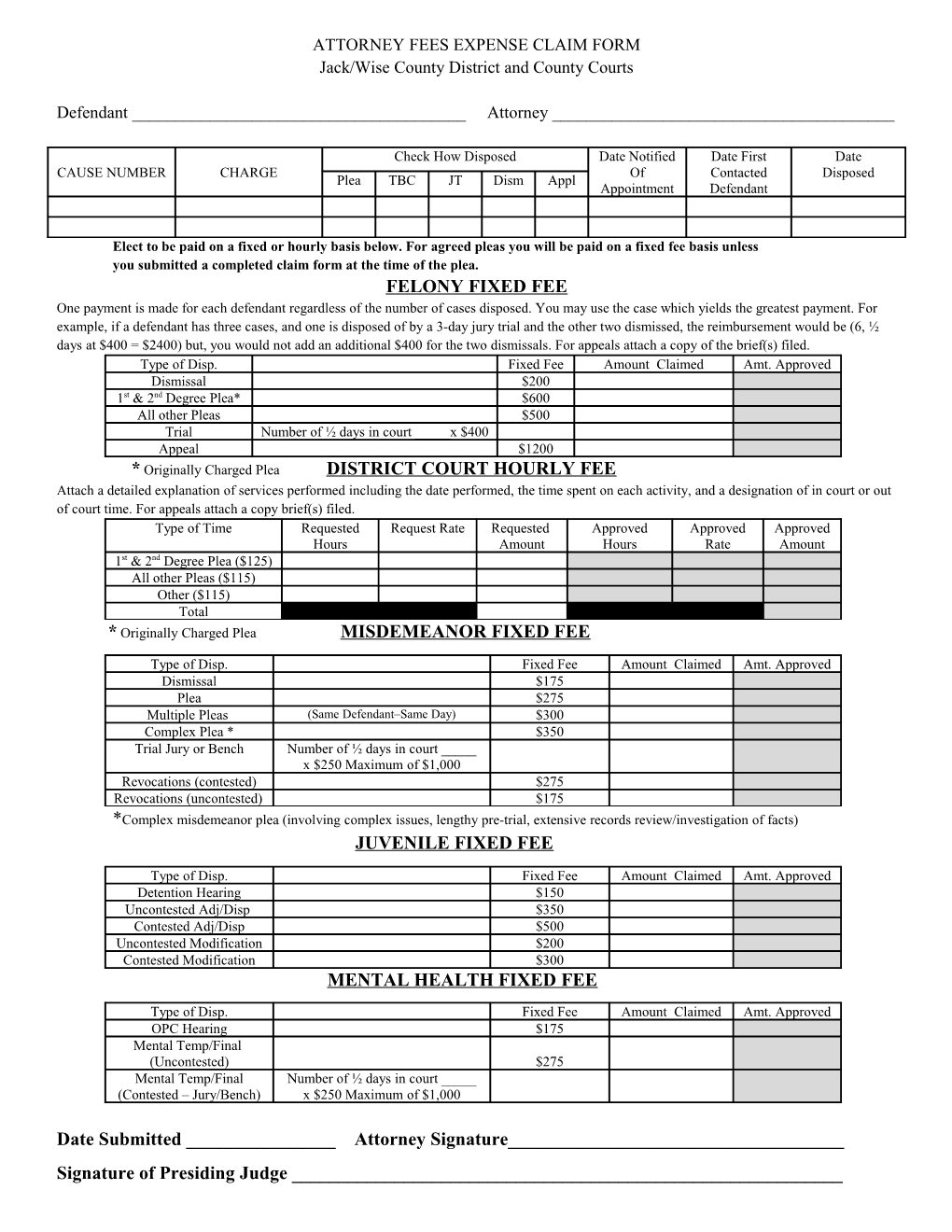 Jack/Wise County District and County Courts