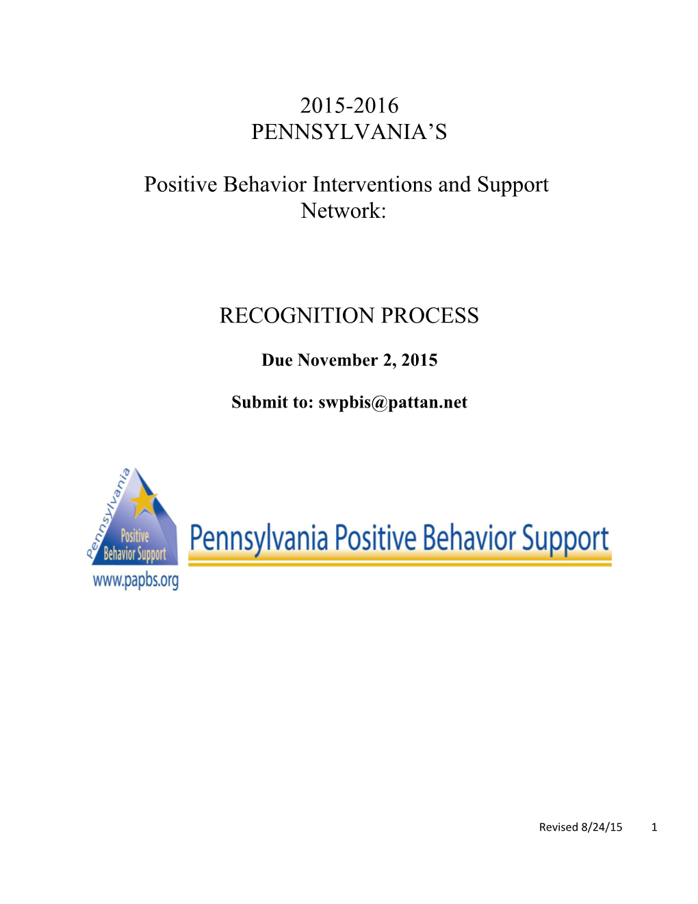 Positive Behavior Interventions and Support