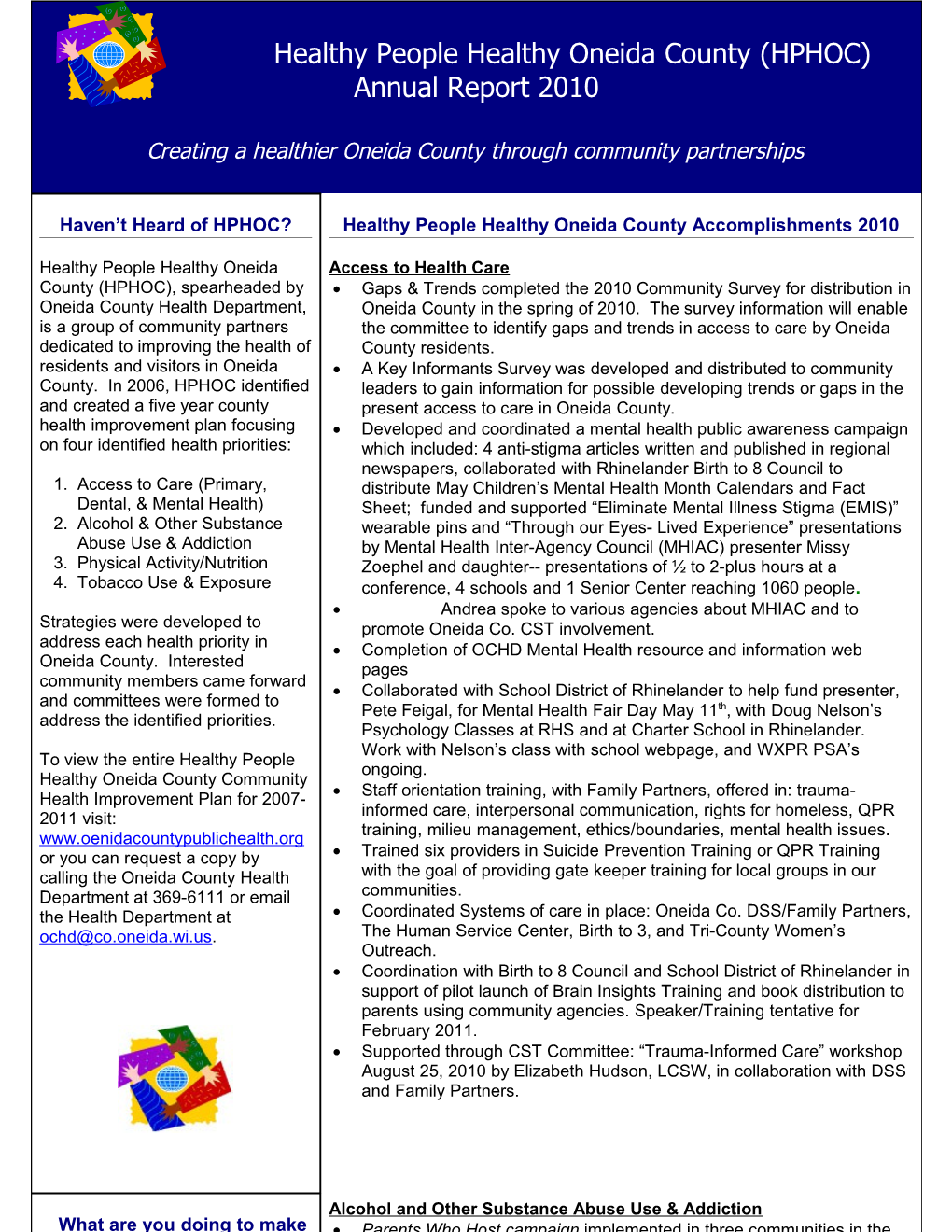 Healthy People Lincoln County (HPLC)