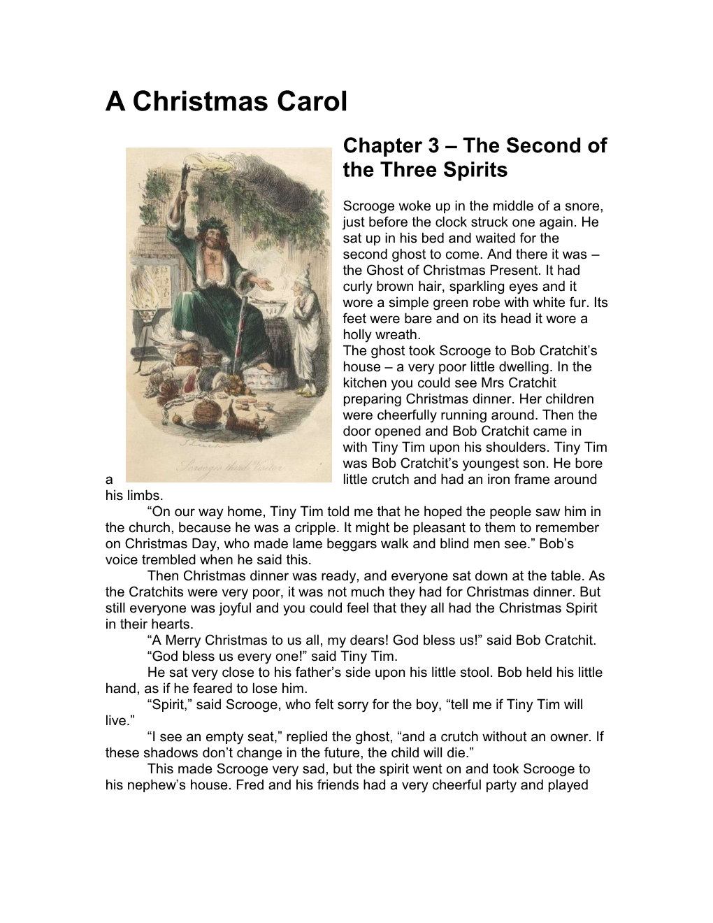 Chapter 3 the Second of the Three Spirits