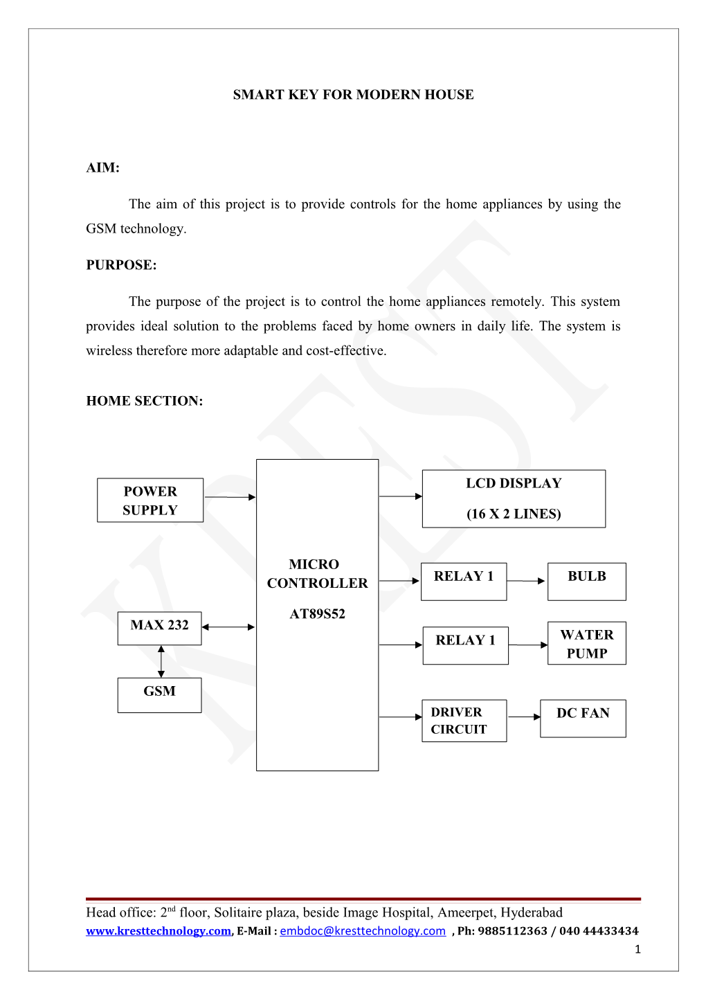 Smart Key for Modern House