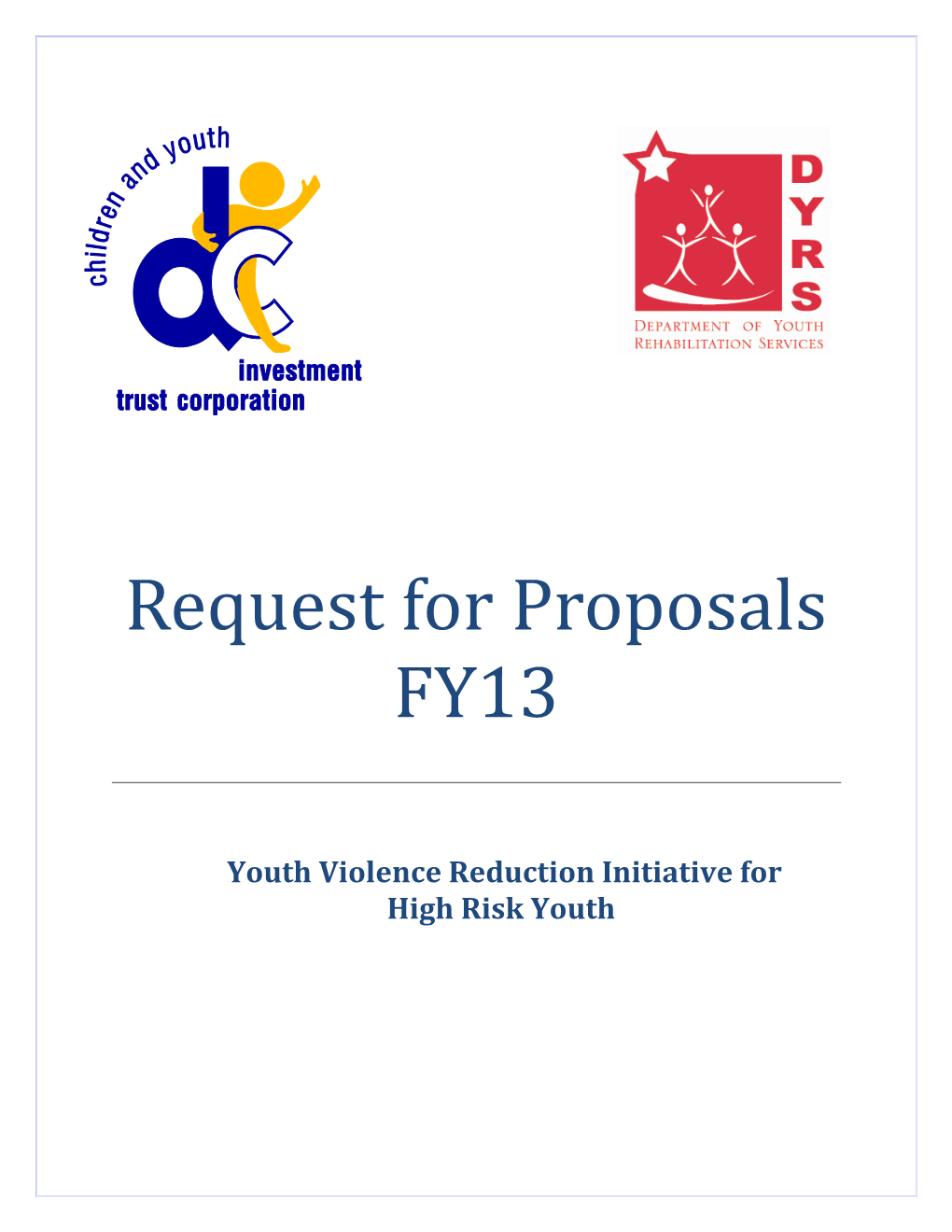 Youth Violence Reduction Initiative For