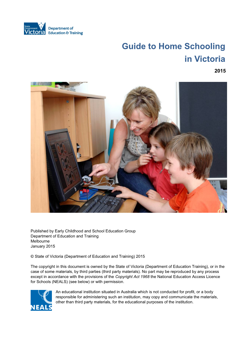 Guide to Home Schooling in Victoria