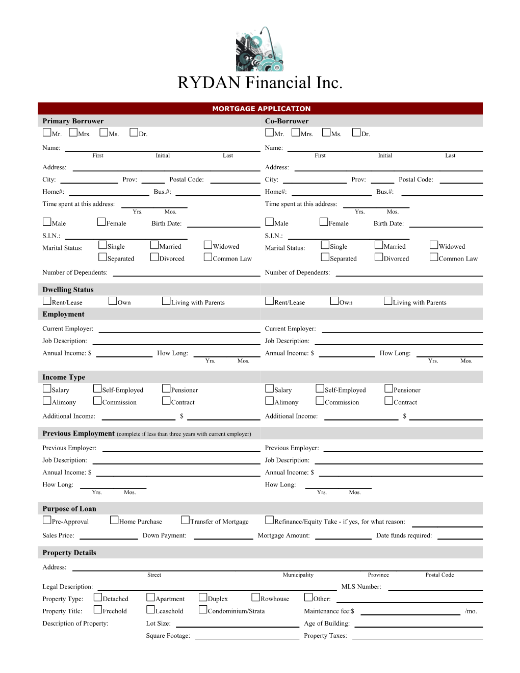 RYDAN Financial Inc
