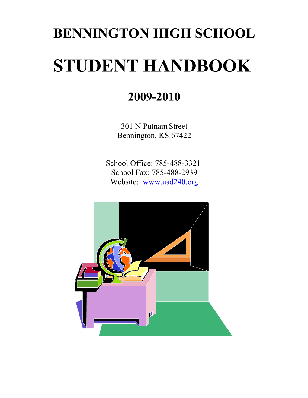 Recommended Outline for Student Handbook 2003-04