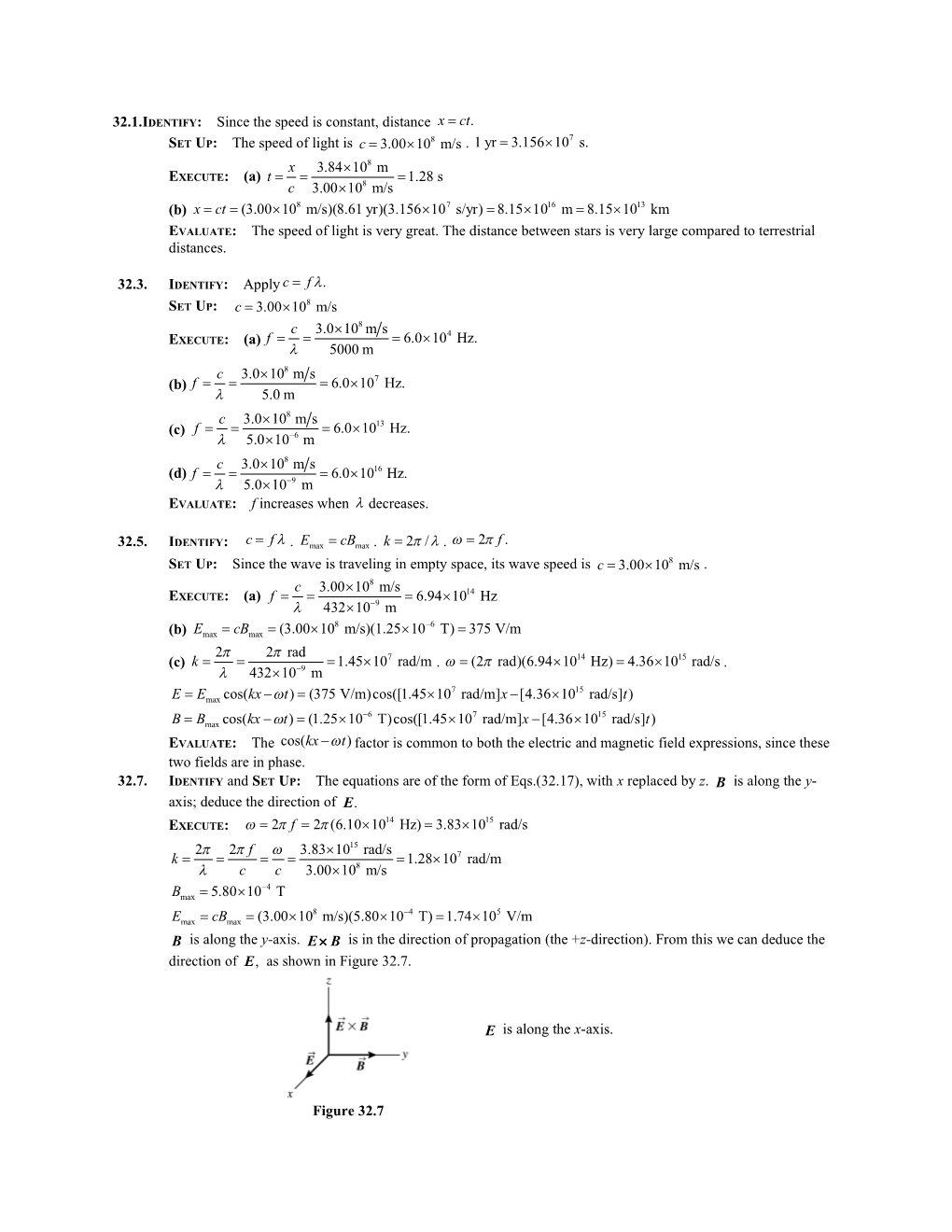 32.1. Identify: Since the Speed Is Constant, Distance