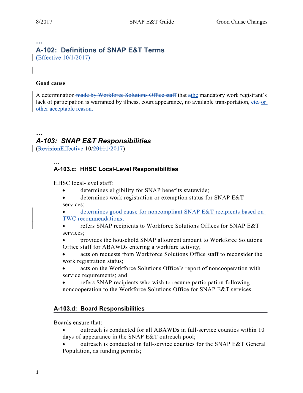 A-102: Definitions of SNAP E&T Terms