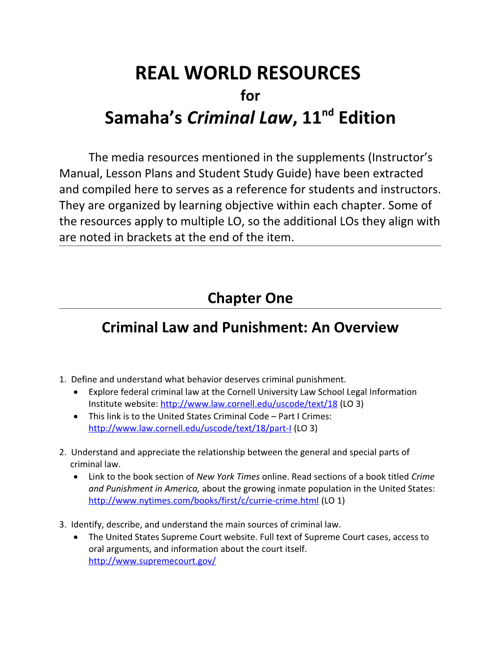 Samaha S Criminal Law, 11Nd Edition