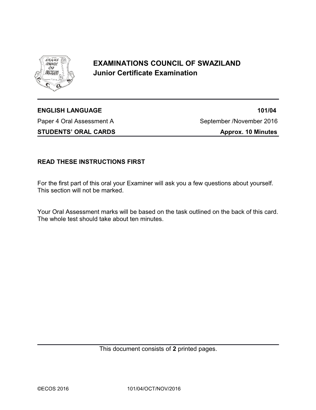 Examinations Council of Swaziland