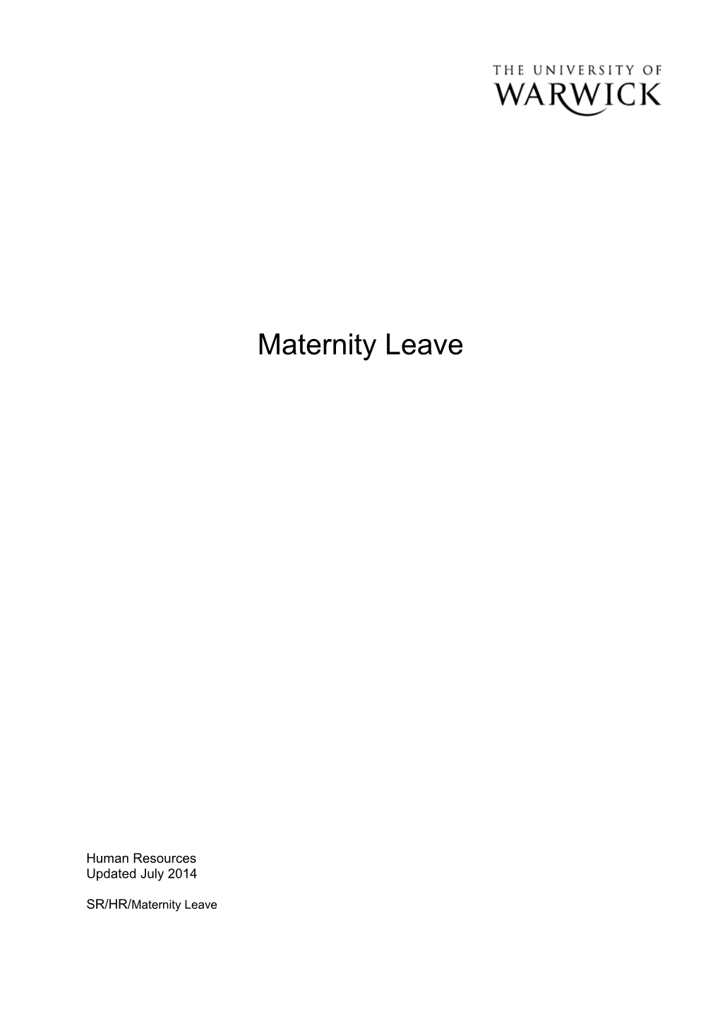 Maternity Leave and Pay