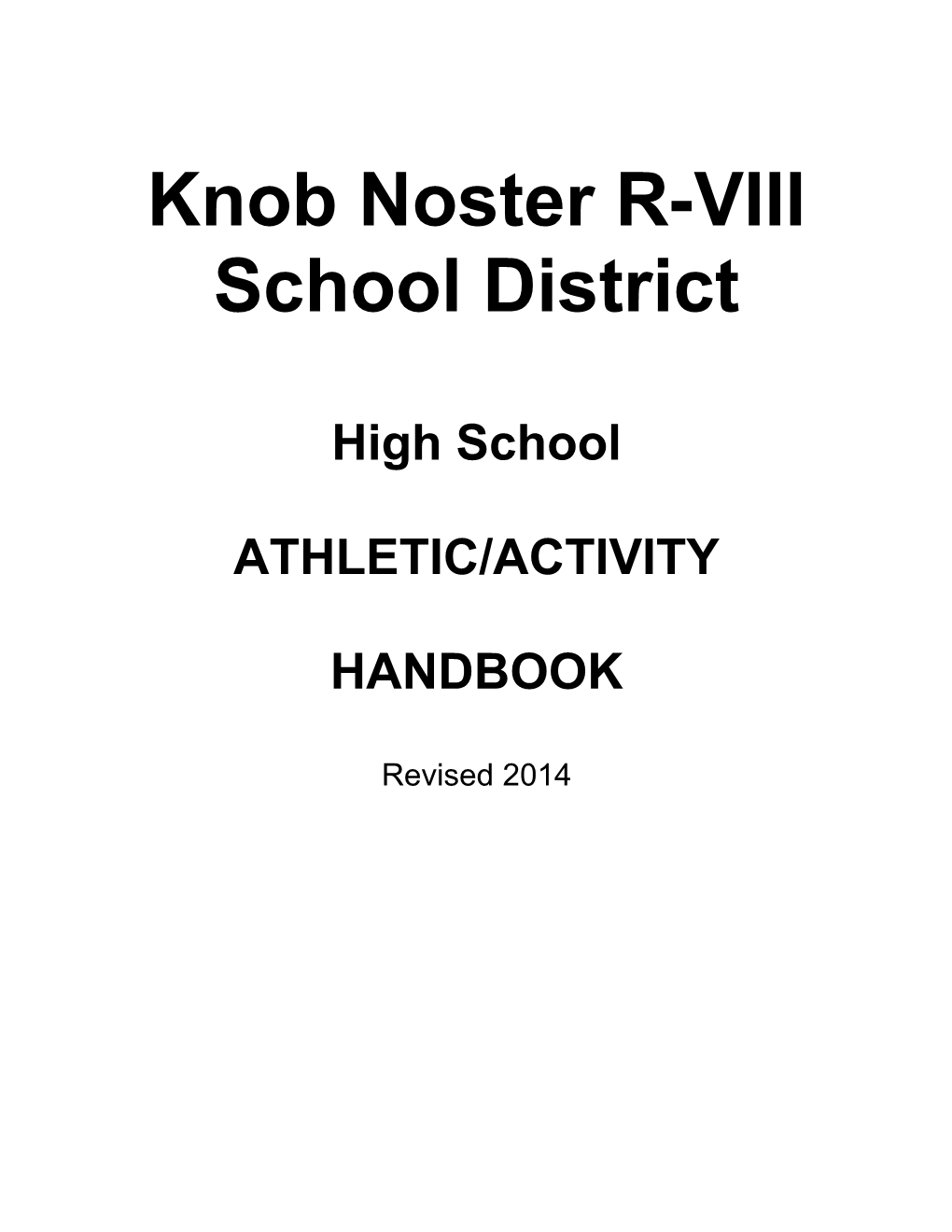 Knob Noster R-VIII School District