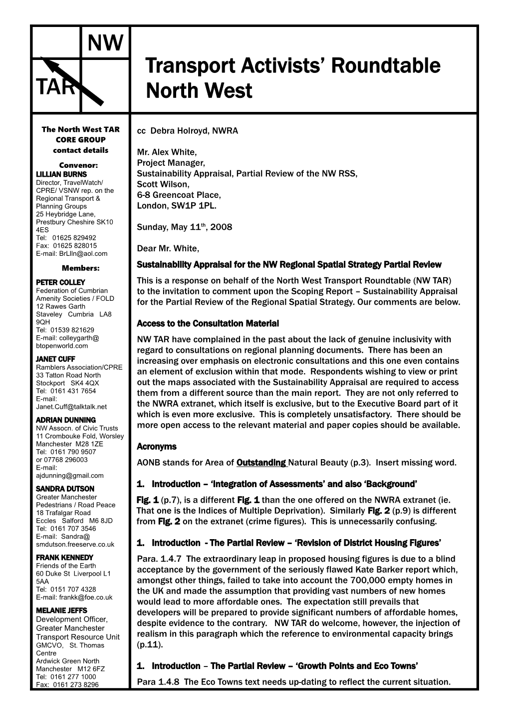 2. Sustainability Appraisal