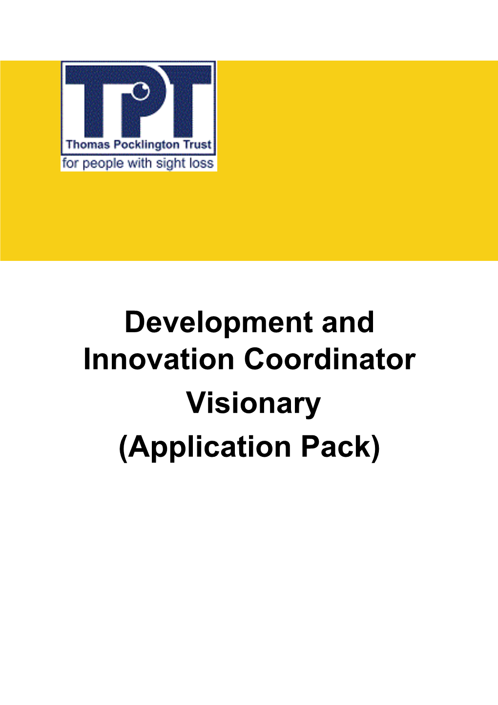 Development and Innovation Coordinator