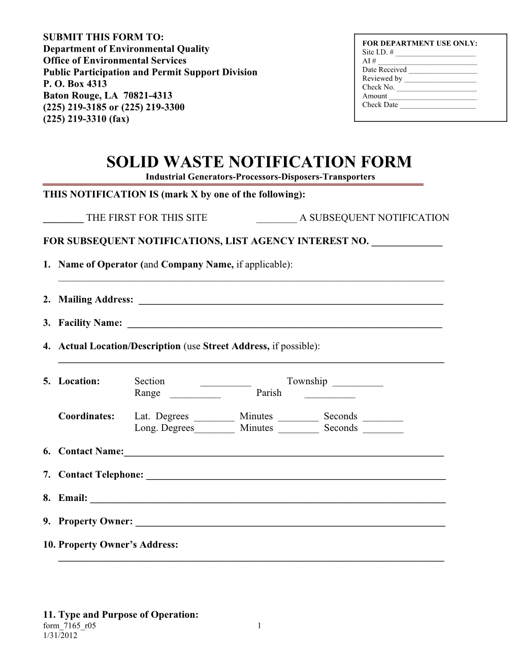 Submit This Form To