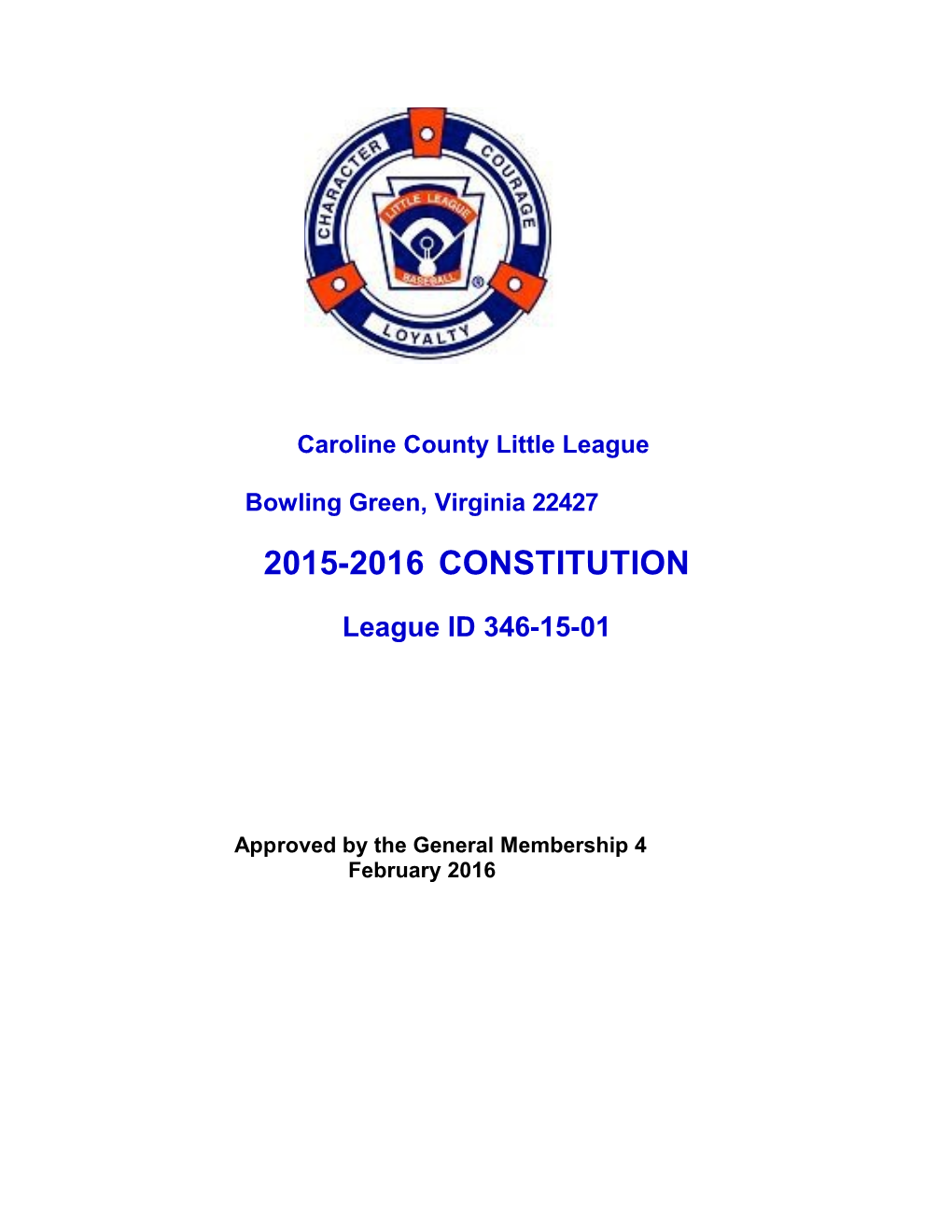 Caroline County Little League