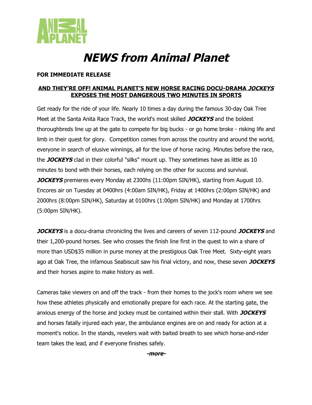 NEWS from Animal Planet