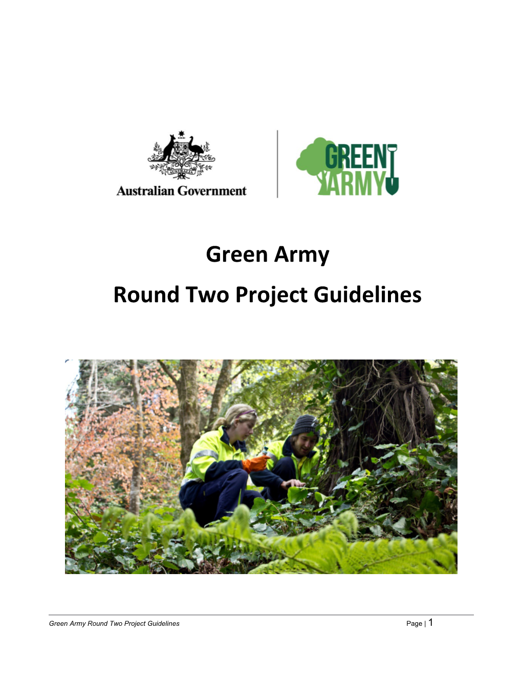 Green Army Project Round 2 Guidelines 2014-15