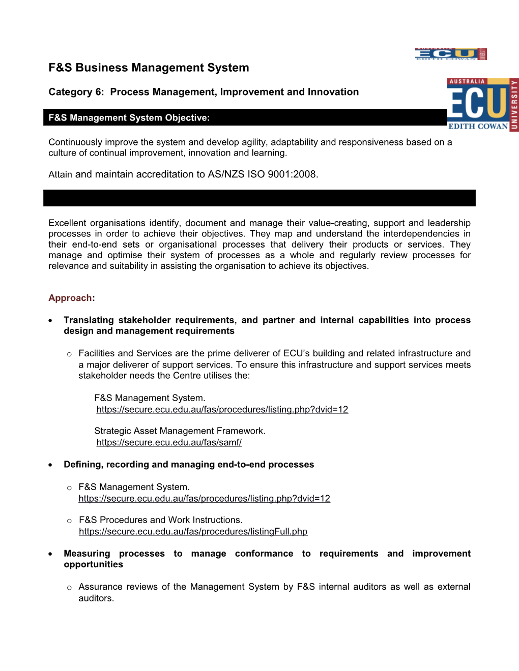 F&S Business Management System