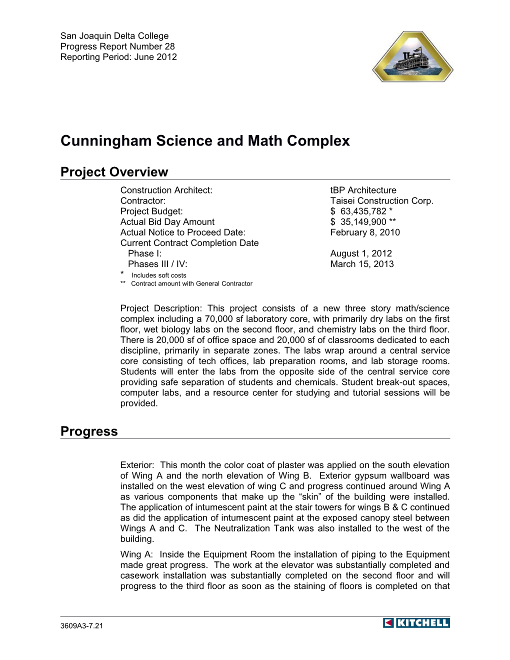 Cunninghamscience and Math Complex