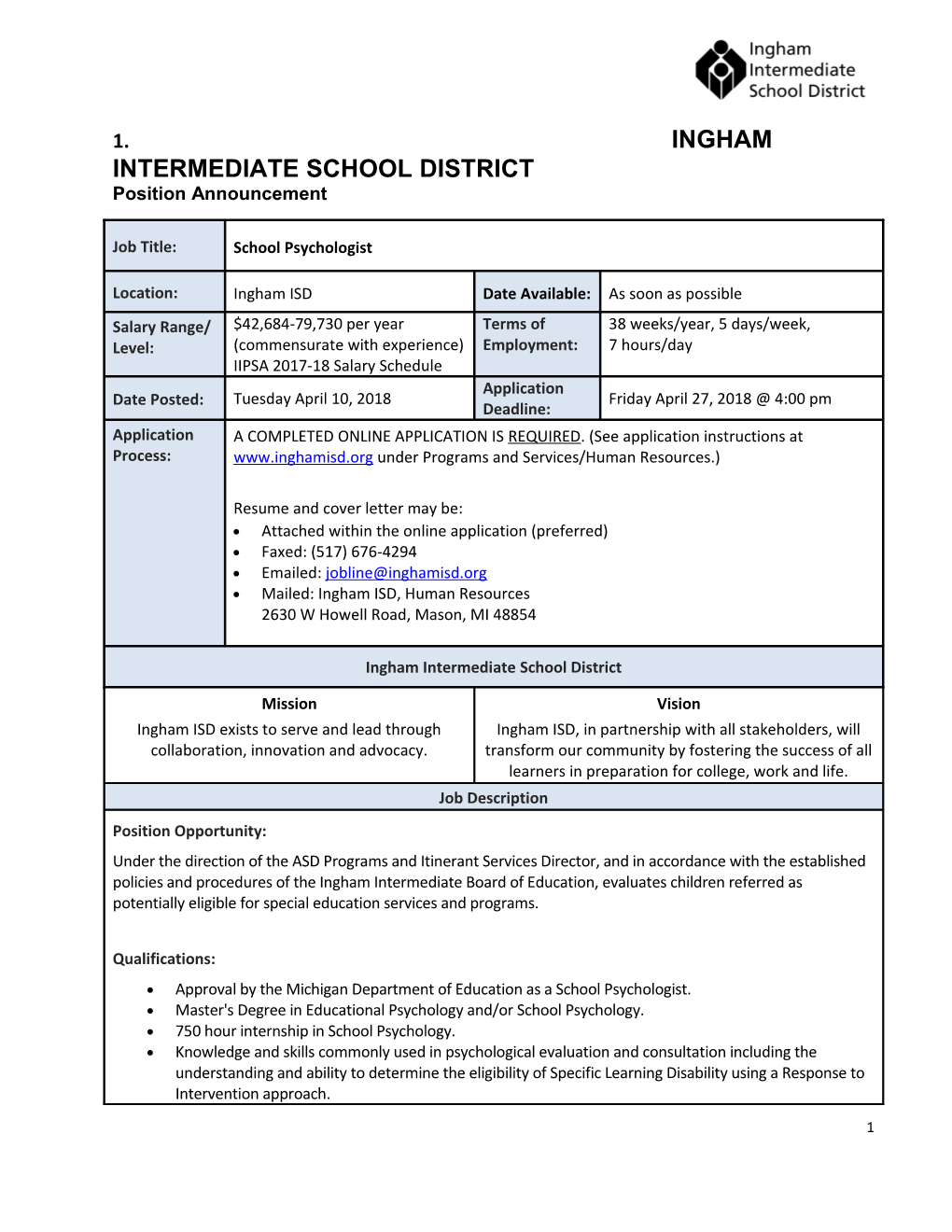 Ingham Intermediate School District