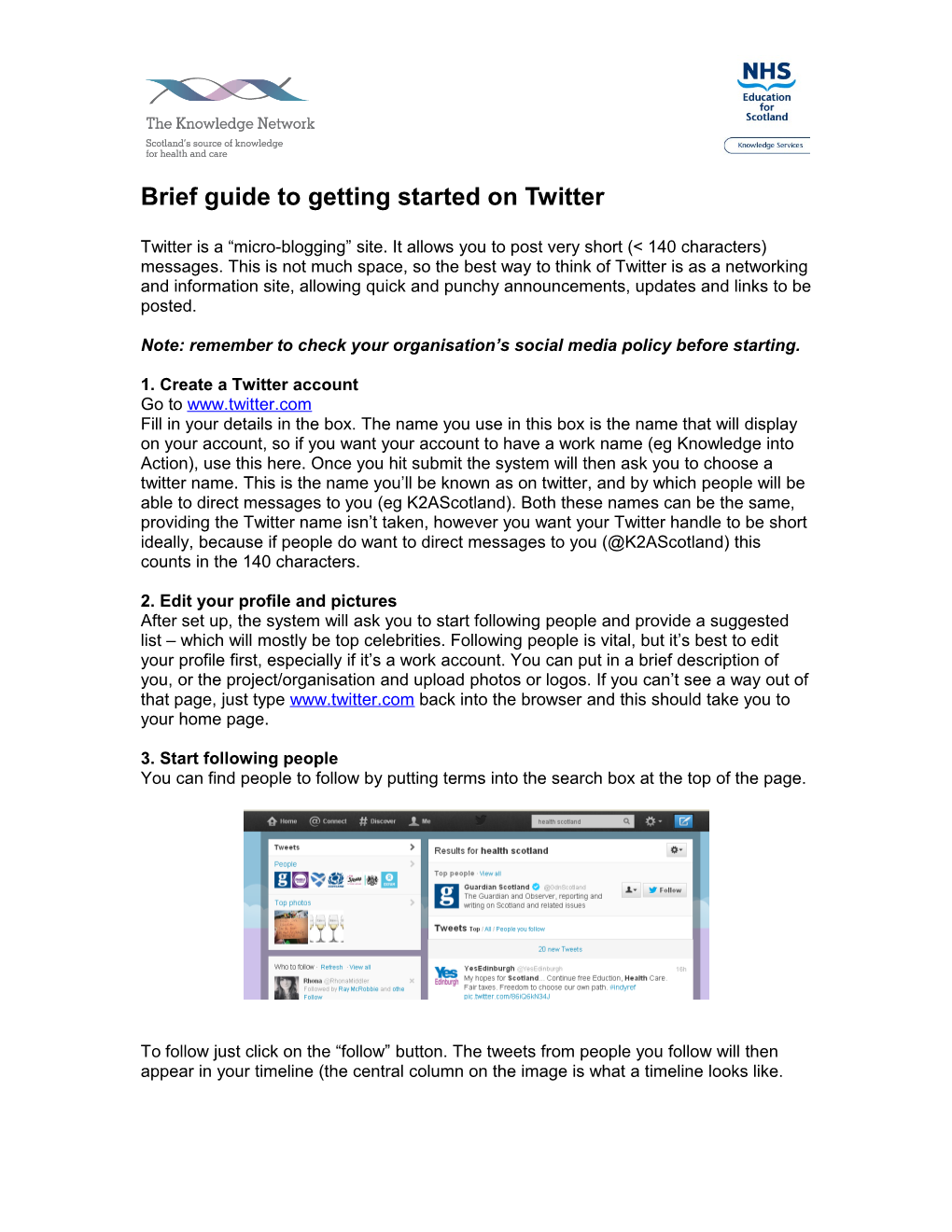 Guide to Getting Started on Twitter