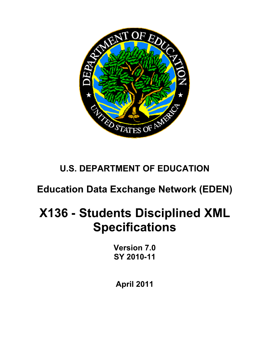 Students Disciplined XML Specifications