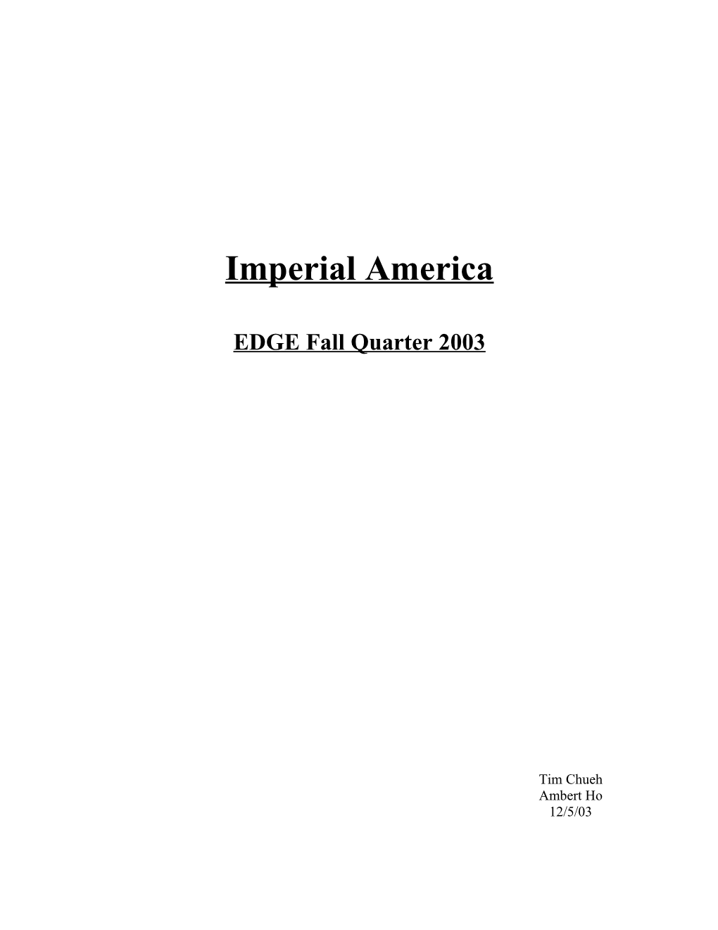 What Is Imperialism, and How Does It Fit in the American Context