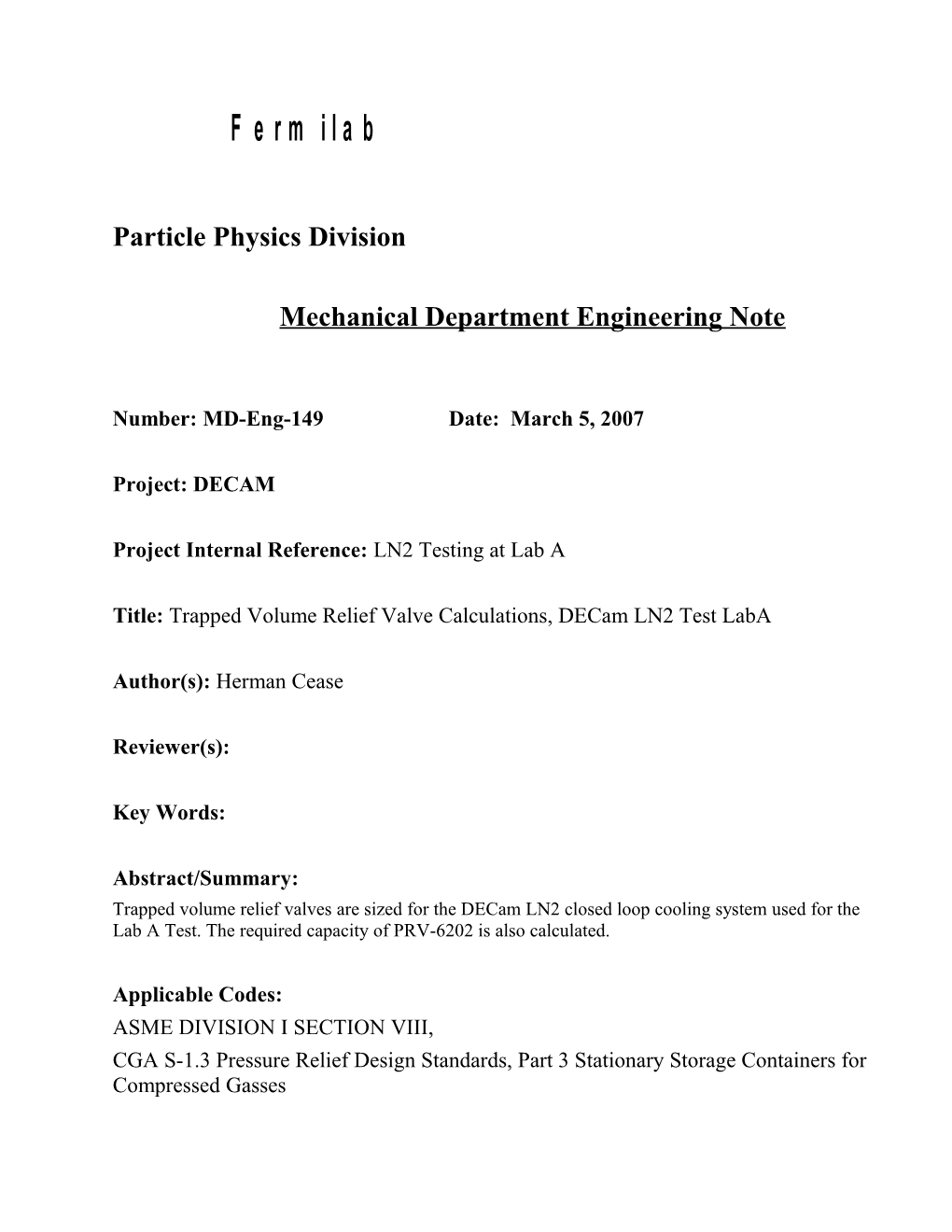 Mechanical Department Engineering Note