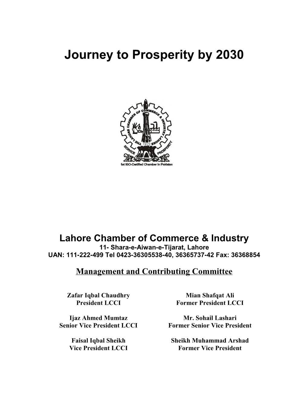 Lahore Chamber of Commerce Industry