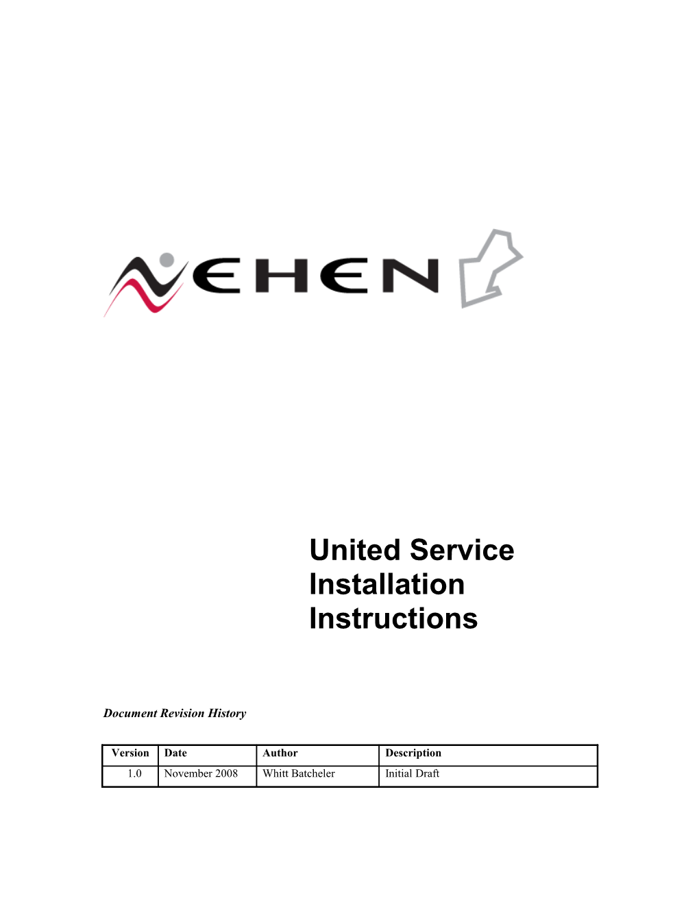 NEHEN Technical Support Plan