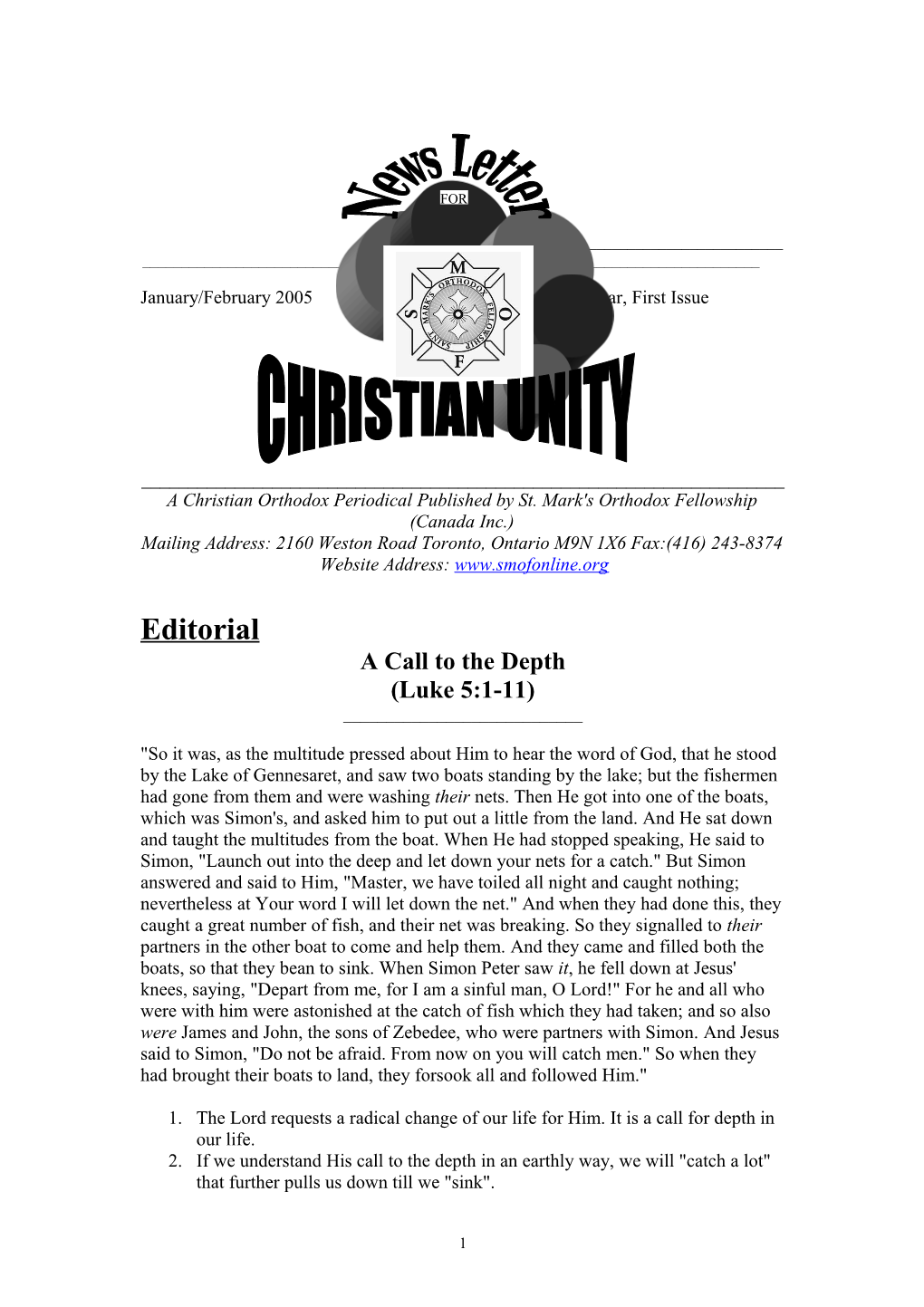 Christian Unity Monthly Revie 2