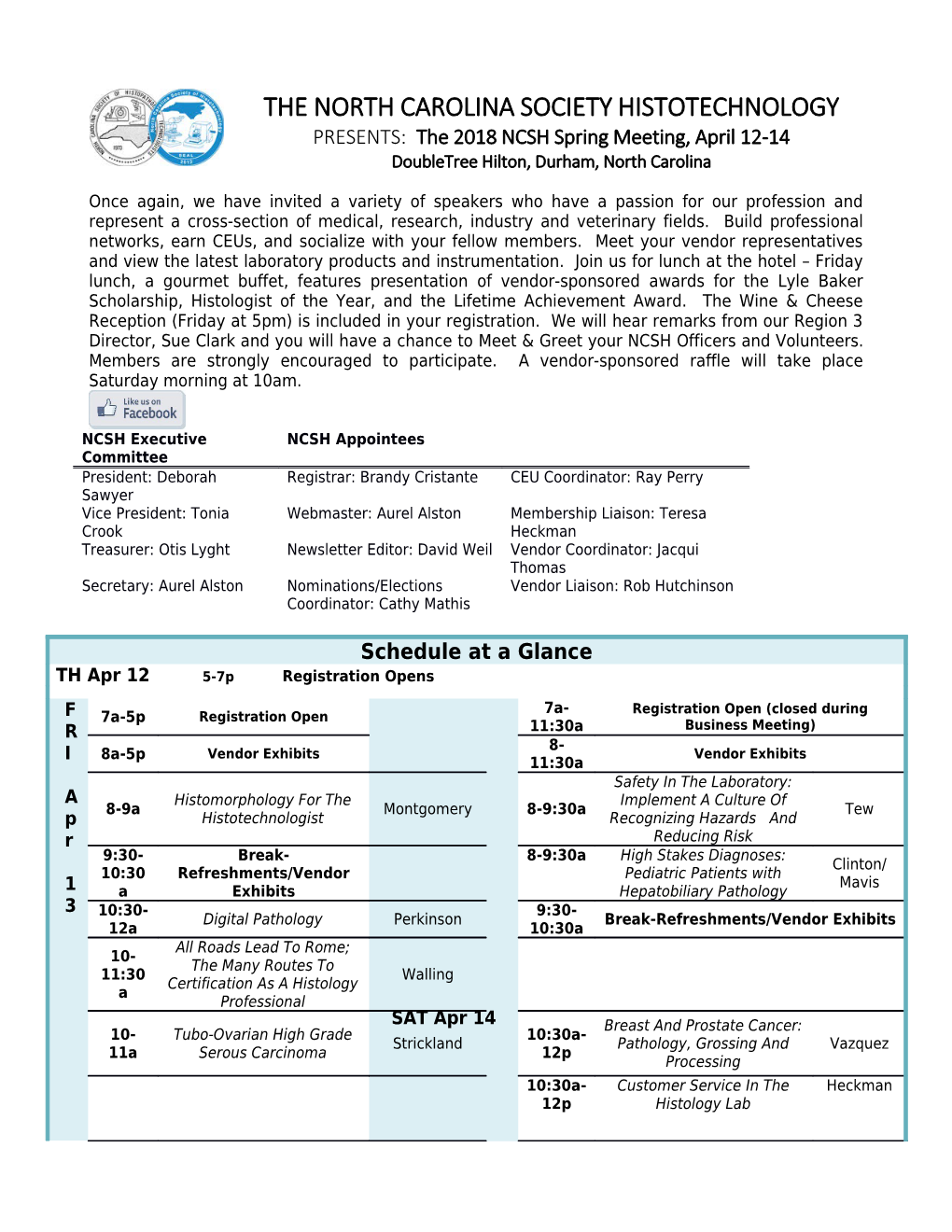 Compressed 2015 NCSH PROGRAM