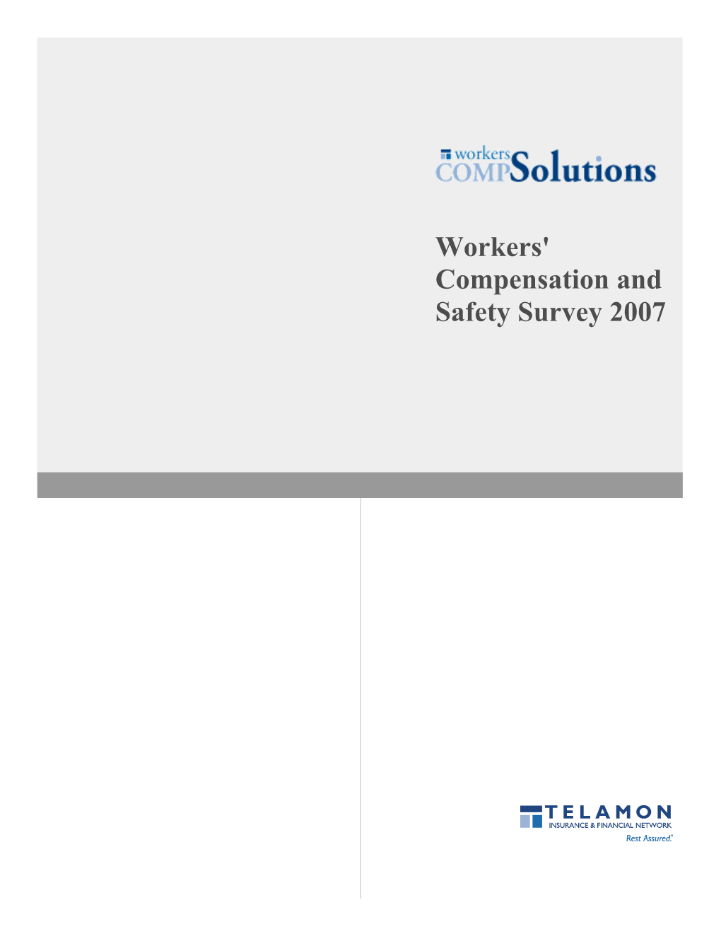 Workers' Compensation and Safety Survey 2007