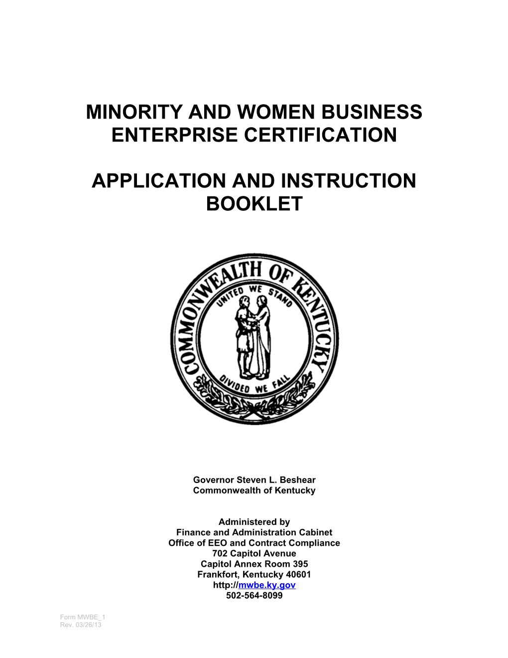Minority and Womenbusinessenterprise Certification
