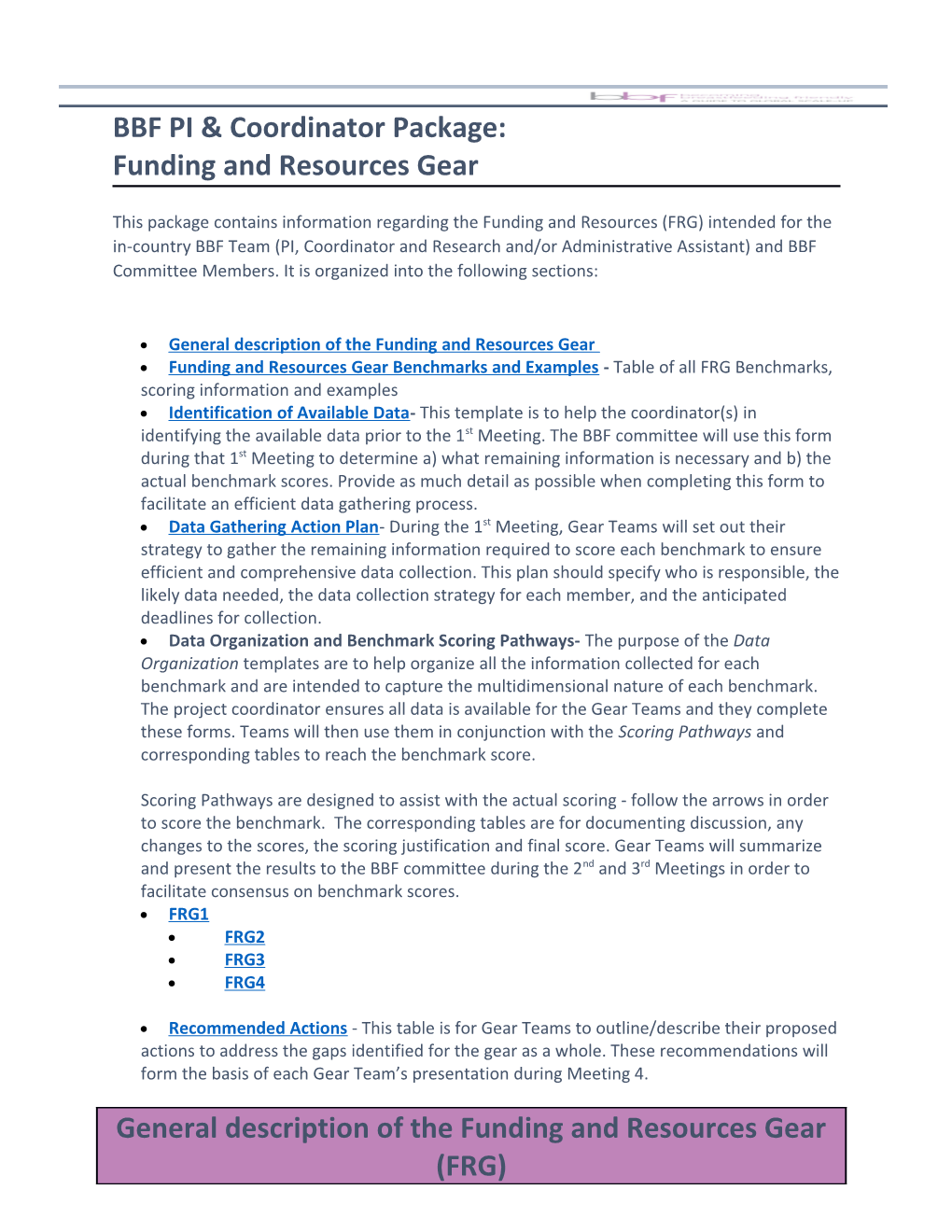 Funding and Resources Gear