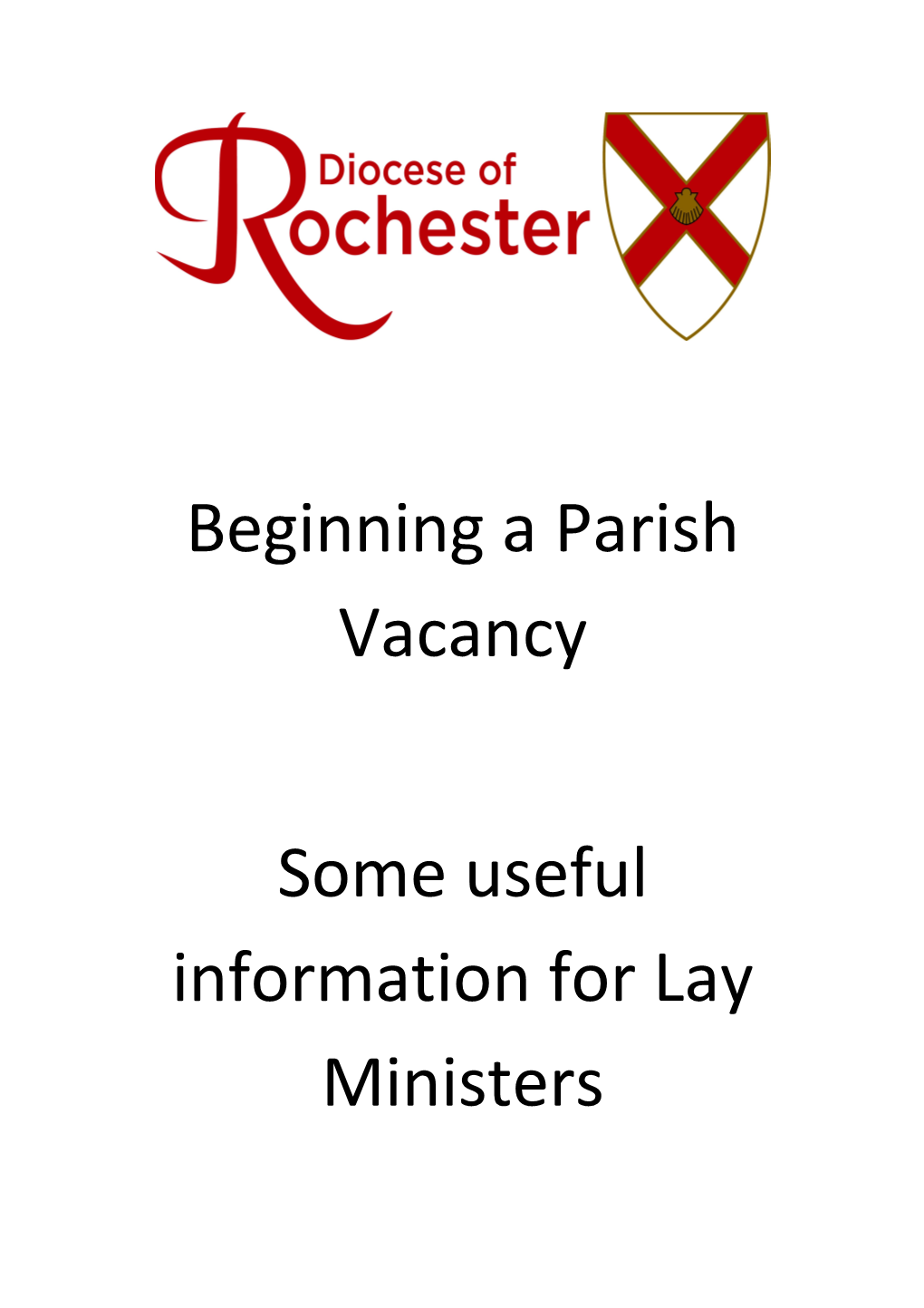 Some Useful Information for Lay Ministers