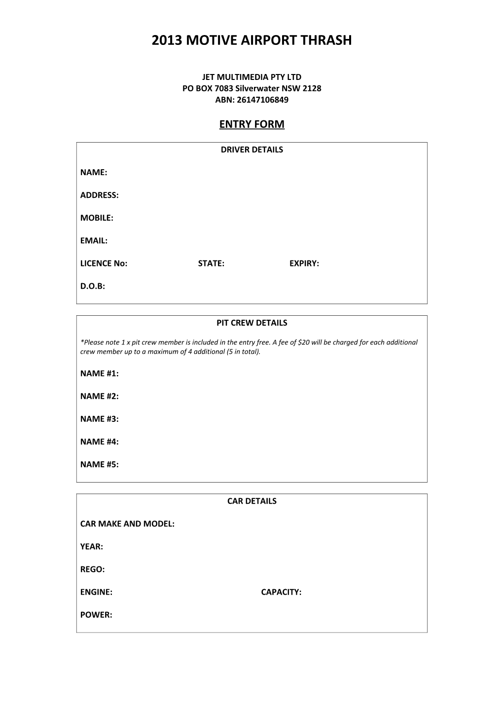 Jet Multimedai Pty Ltd